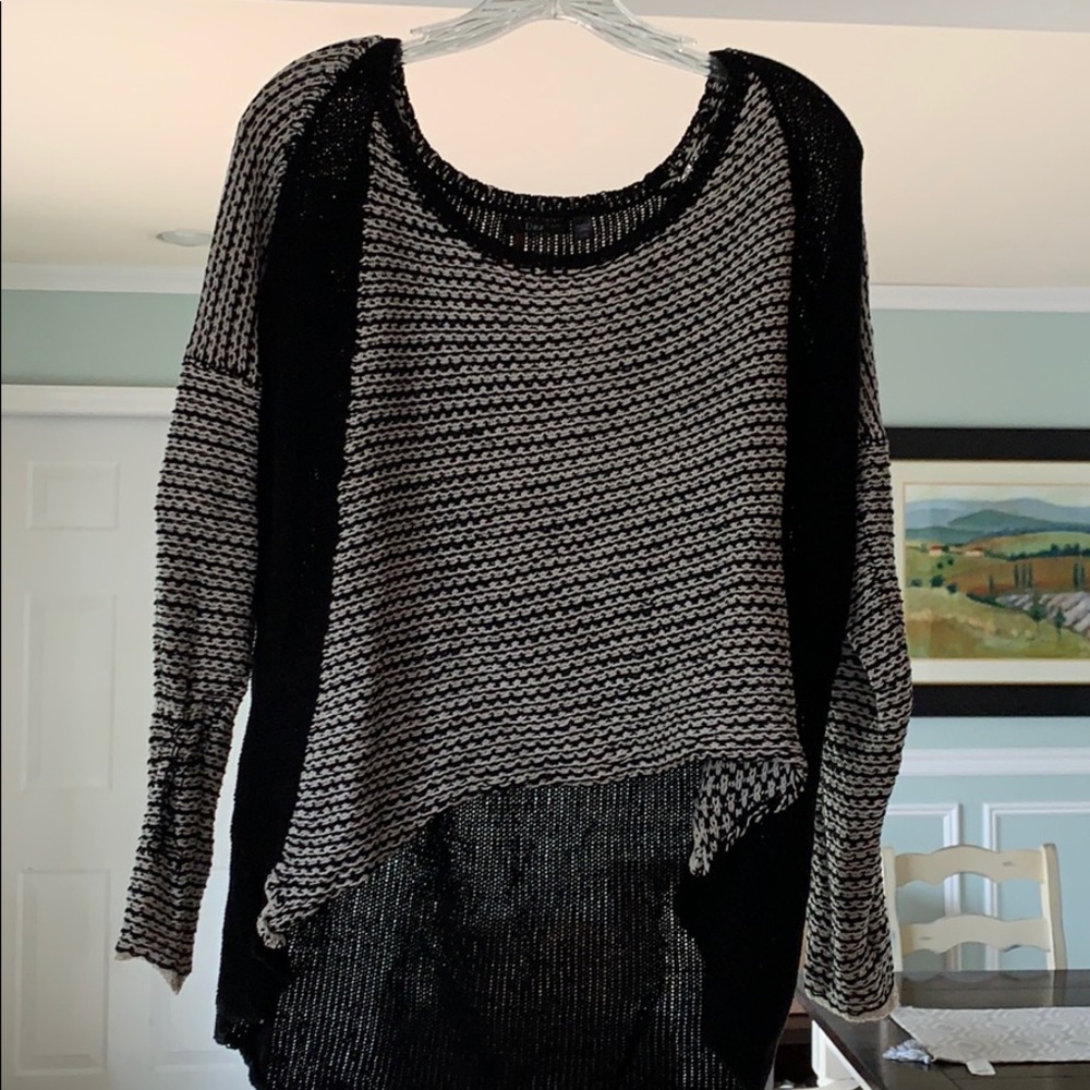 Dex sweater, worn, have a few not noticeable pulls
